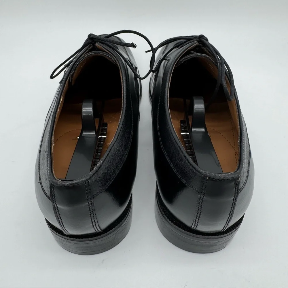 French Shriner Fargo Black Leather Oxford Size 10.5 M